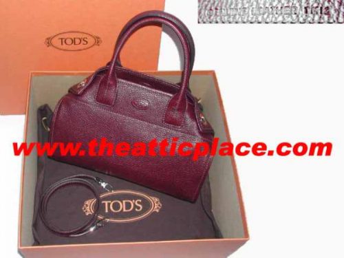 Tods Limited Mini "Girelli" East West Tote with Strap-0