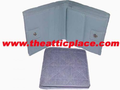 Dior Denim Light Blue Wallet 21-0