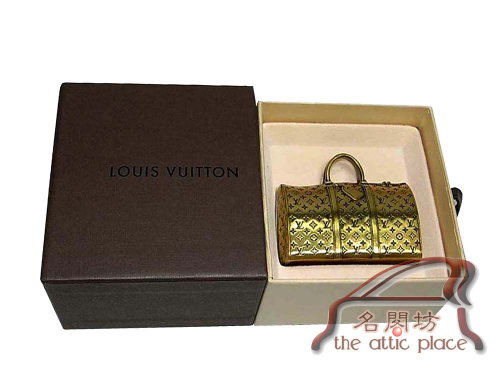 BRAND NEW ! Louis Vuitton Limited Colleciton Rare VIP Antiqued Brass Keepall Paperweight-0