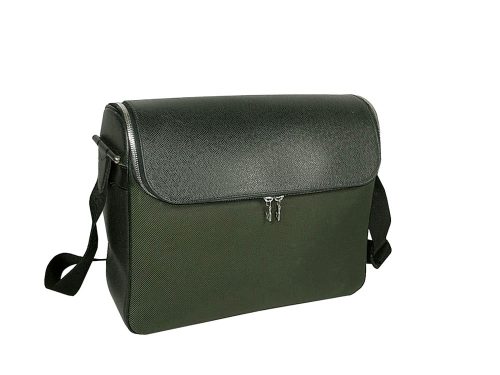 Louis Vuitton M30864 Taiga Leather Dark Green Taimyr Camera Messenger Bag ( SP1013)