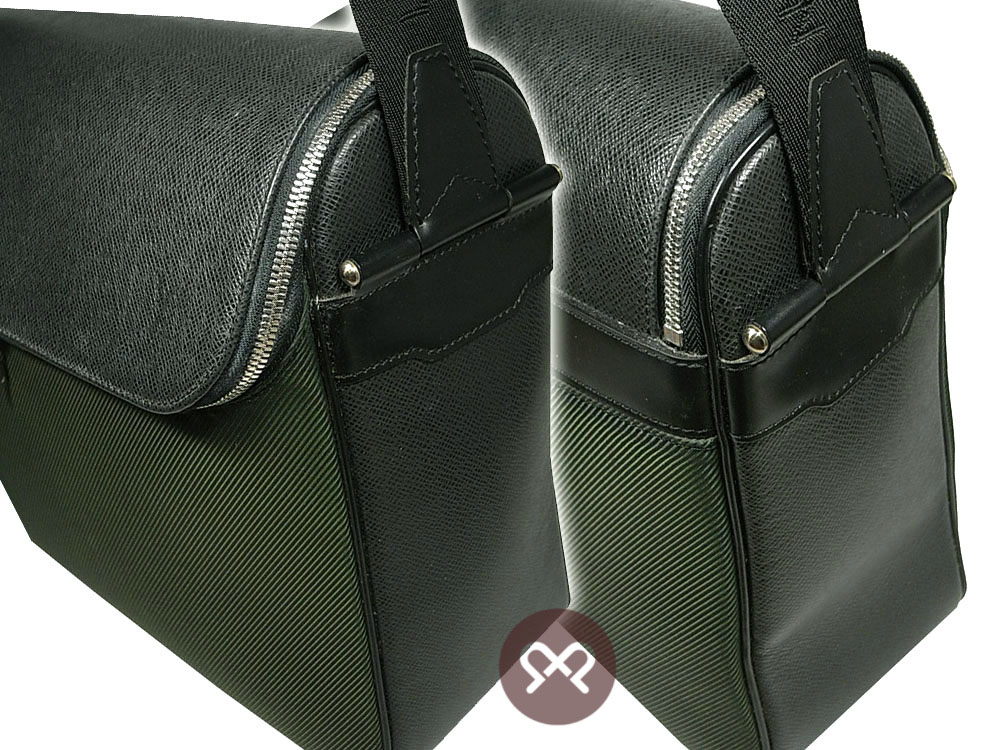 Louis Vuitton M30864 Taiga Leather Dark Green Taimyr Camera Messenger Bag ( SP1013) - Image 4
