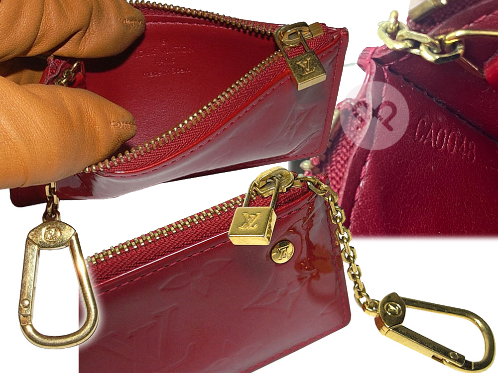 Louis Vuitton M91205 Rouge Monogram Vernis Key Holder (CA0048) - Image 4