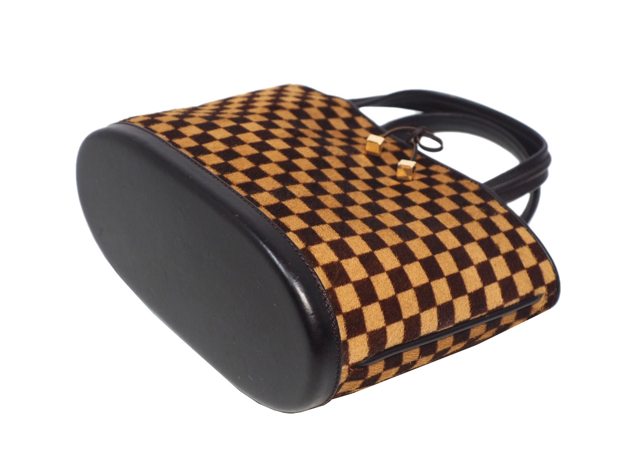 Louis Vuitton M92133 Limited Edition Pony Hair Damier Sauvage Impala Tote-38398