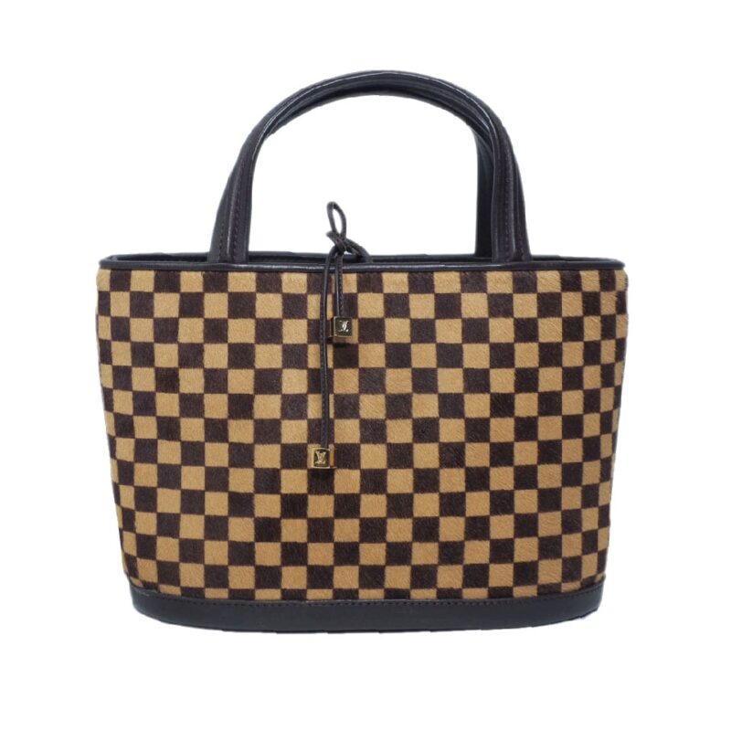 Louis Vuitton M92133 Limited Edition Pony Hair Damier Sauvage Impala Tote-0