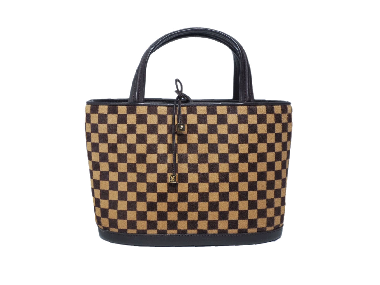 Louis Vuitton M92133 Limited Edition Pony Hair Damier Sauvage Impala Tote-0