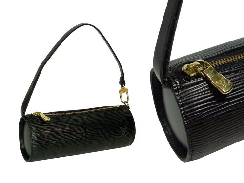Louis Vuitton Black Epi Papillon Mini-0