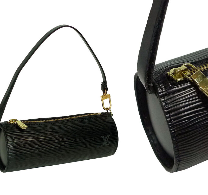 Louis Vuitton Black Epi Papillon Mini-0