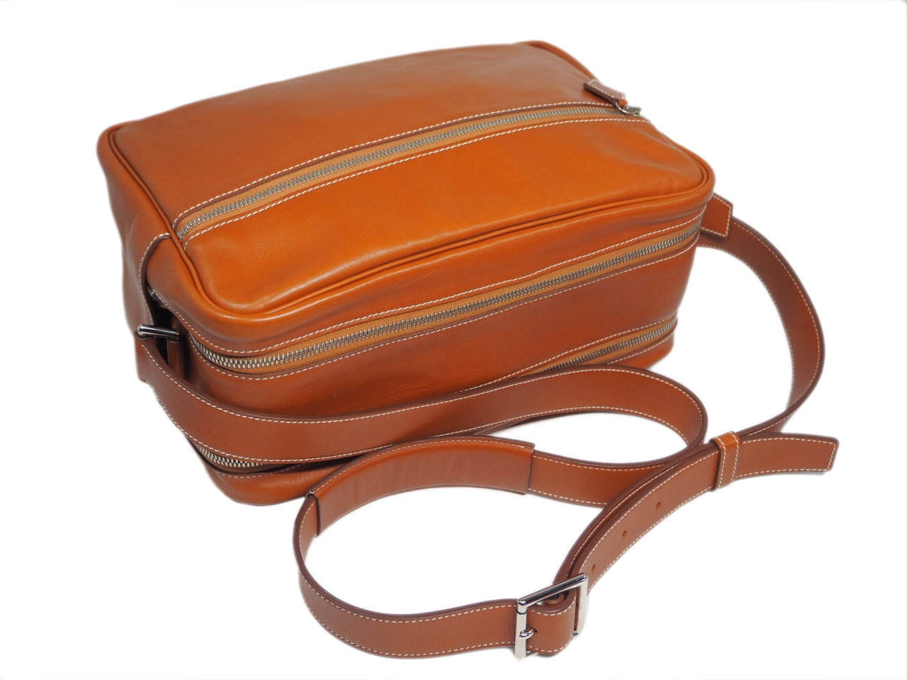 Hermes '24/24' Veau Sikkim Fauve Shoulder/ Reporter/ Cross Body Messenger Bag-37809