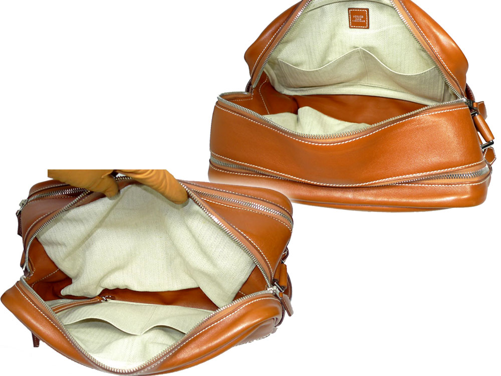 Hermes '24/24' Veau Sikkim Fauve Cross Body Messenger for Unisex -15183