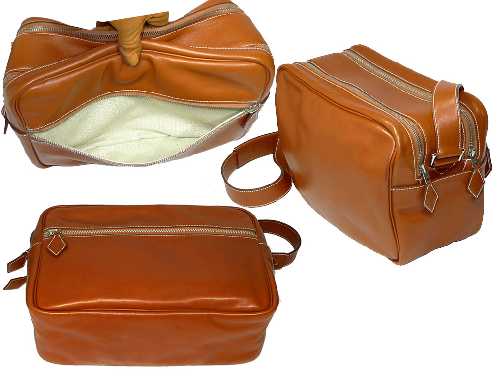 Hermes '24/24' Veau Sikkim Fauve Cross Body Messenger for Unisex -15179