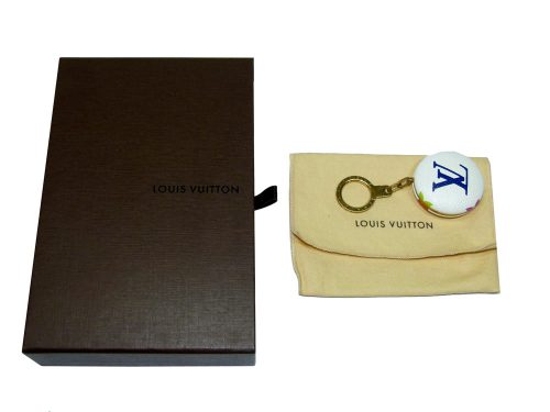 Louis Vuitton M51911 Monogram Multicolor Blanc Astropill Key Ring-0