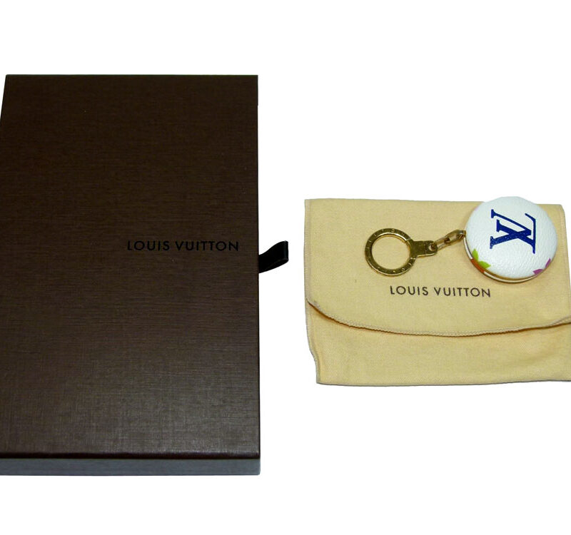 Louis Vuitton M51911 Monogram Multicolor Blanc Astropill Key Ring-0