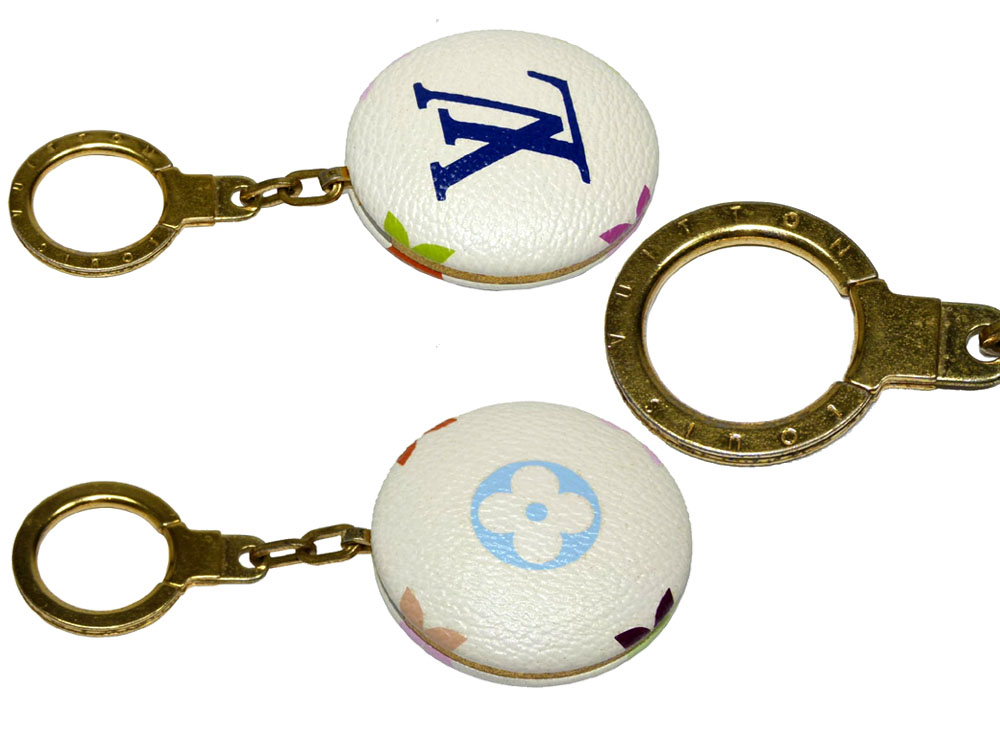 Louis Vuitton M51911 Monogram Multicolor Blanc Astropill Key Ring-15813