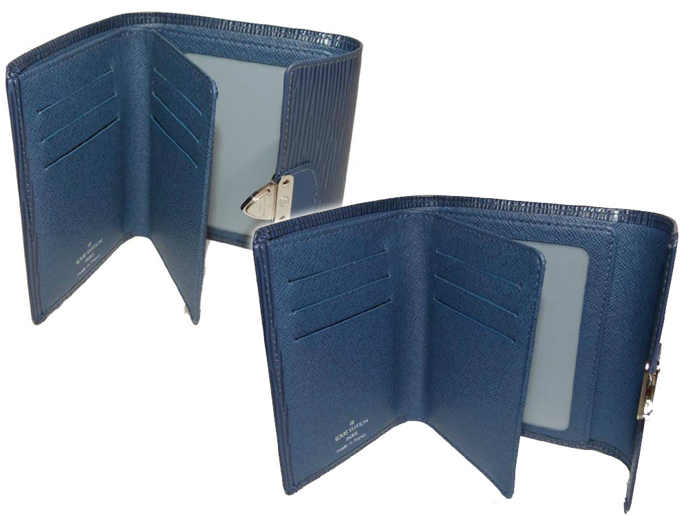 Louis Vuitton M5801G Blue Epi Leather Koala Wallet-16537