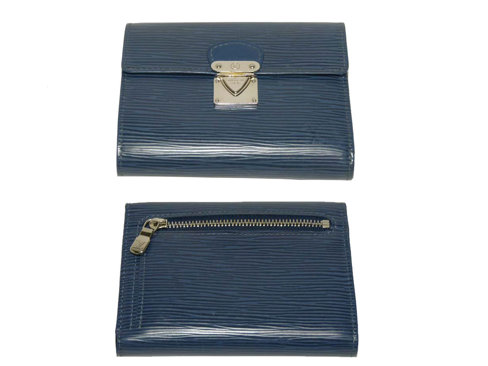 Louis Vuitton M5801G Blue Epi Leather Koala Wallet-16538