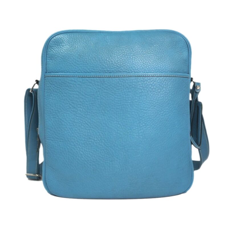 Hermes Blue Jean C Stamp Bag Victoria Messenger/ Reporter Bag-0