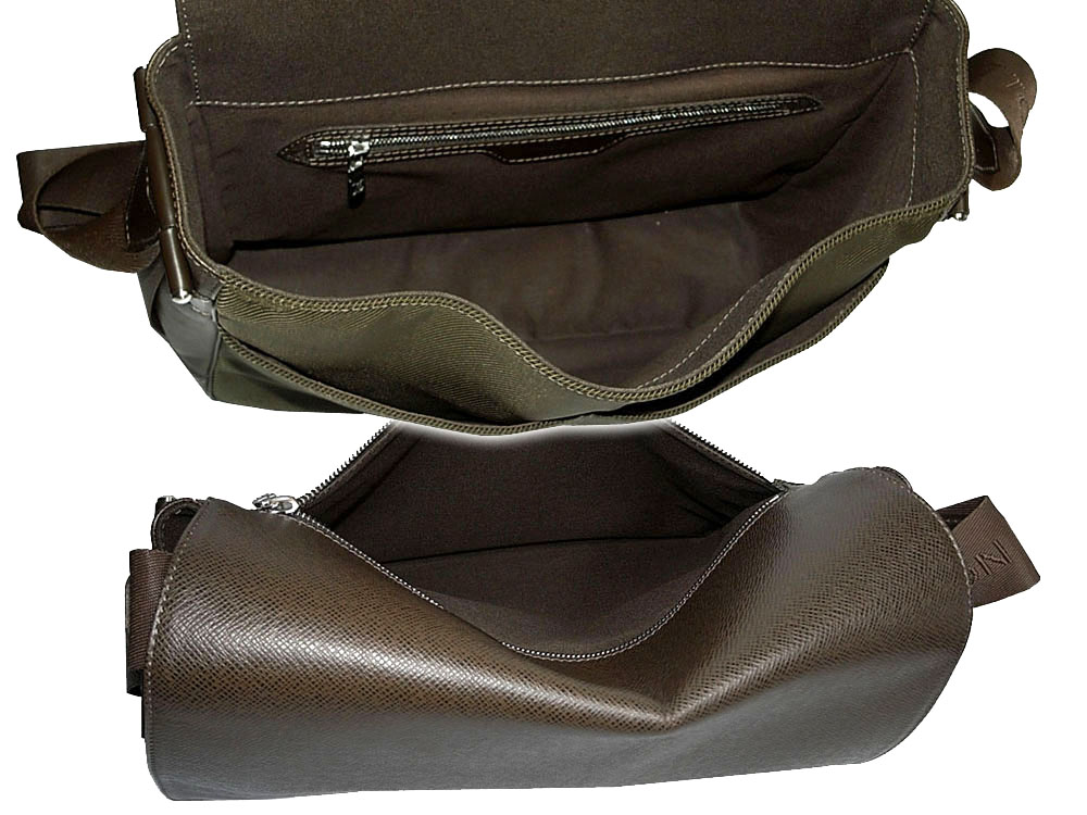 Louis Vuitton M30148 Grizzli Brown Taiga Leather Viktor Messenger bag (CE0055) - Image 7