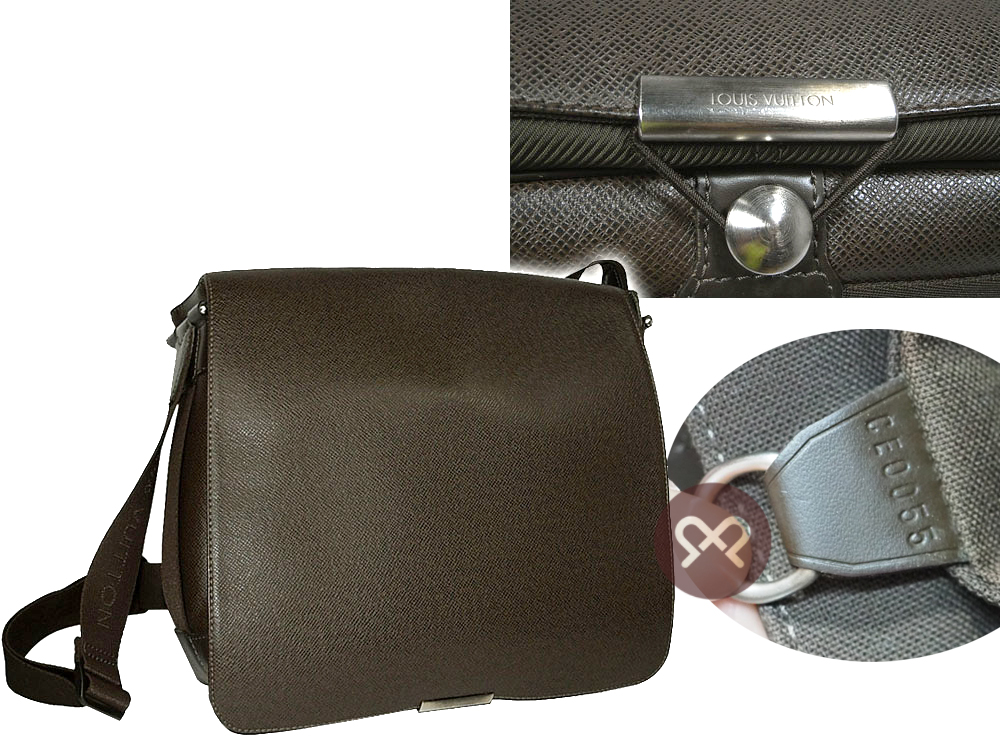Louis Vuitton M30148 Grizzli Brown Taiga Leather Viktor Messenger bag (CE0055) - Image 3