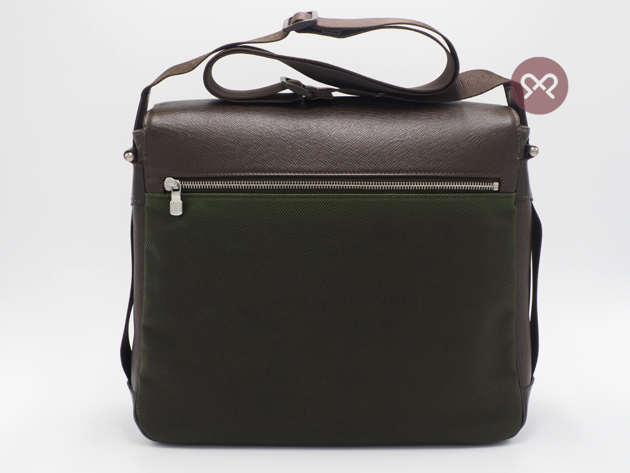 Louis Vuitton M30148 Grizzli Brown Taiga Leather Viktor Messenger bag (CE0055) - Image 5