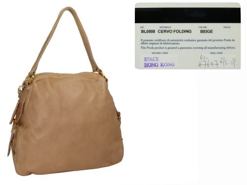 Prada BL0508 Cervo Folding Double Shoulder Strap-0