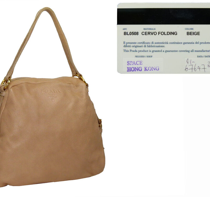 Prada BL0508 Cervo Folding Double Shoulder Strap-0