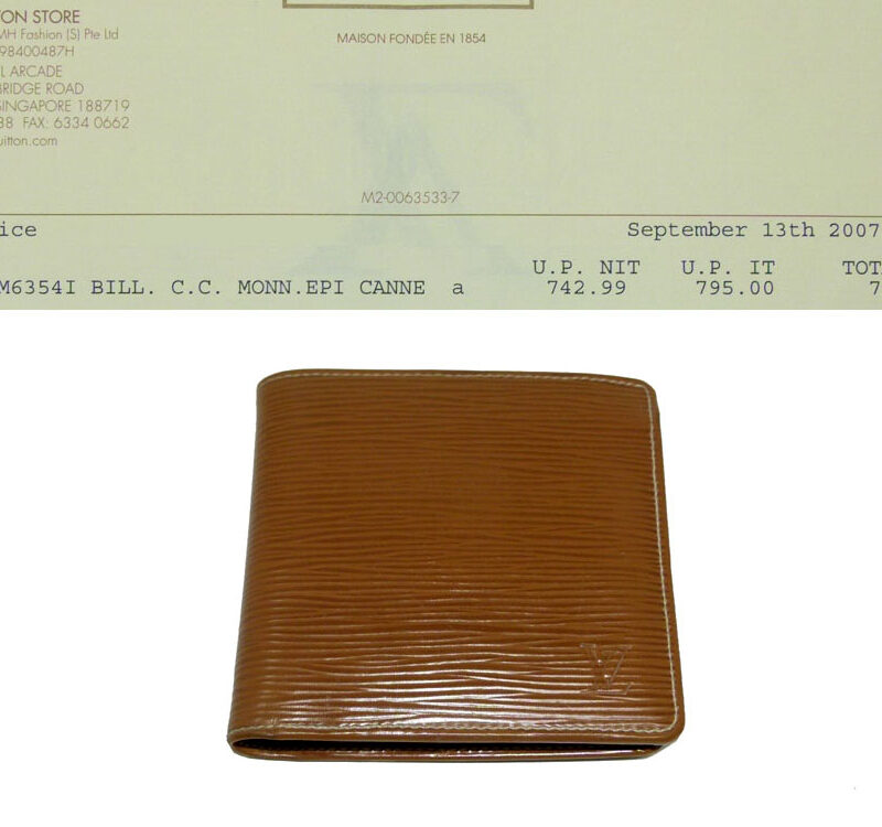 Louis Vuitton Epi Brown Marco Wallet-0
