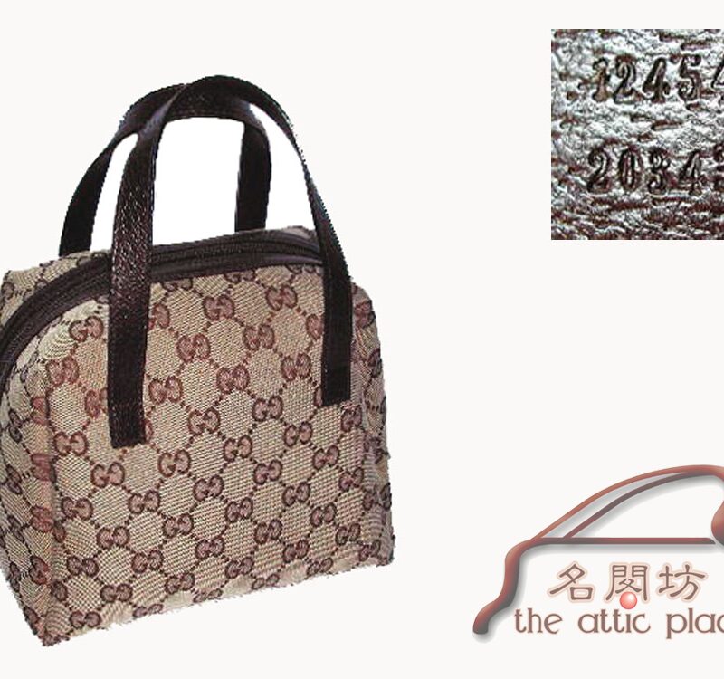 Gucci 124542 Brown GG Classic Tofu Mini Tote Bag-0