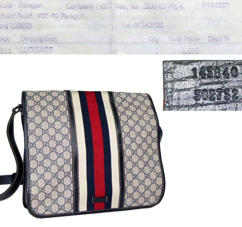 Gucci 145840 blue pvc web messenger bag large-0