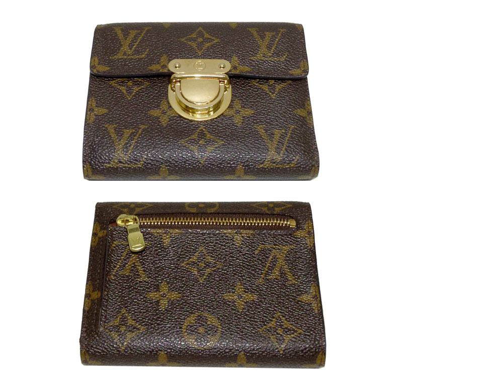 Louis Vuitton M60211 Monogram Canvas Joey Wallet-24206