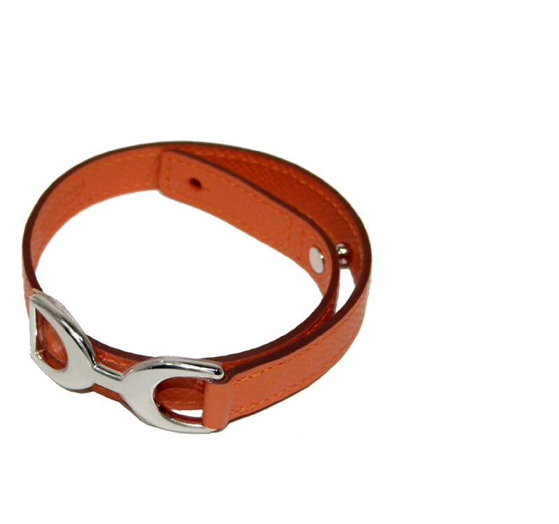 Hermes Orange Baby Pavane P Stamp Palladium Hardware-0