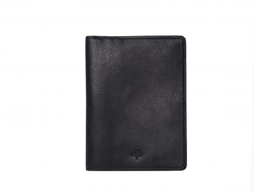 Mulberry Black Calf Leather Travel/ Passport Wallet Holder-0