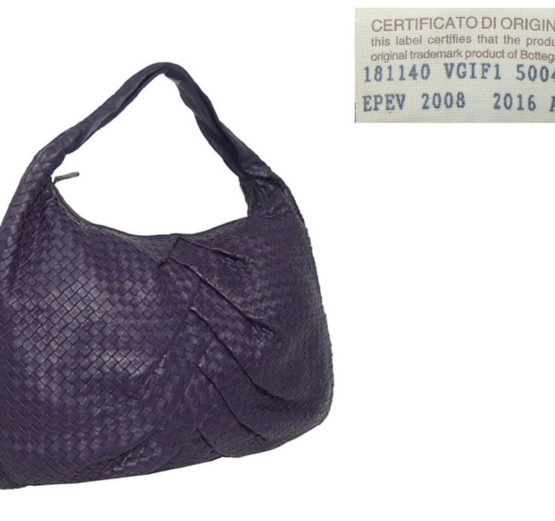 Bottega Veneta Purple Gathered Hobo Maxi Travel Large-0