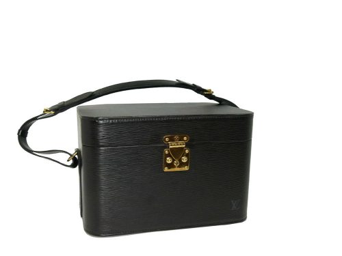 Louis Vuitton M48007 Epi Black Beauty Case/ Train Case Shoulder-0