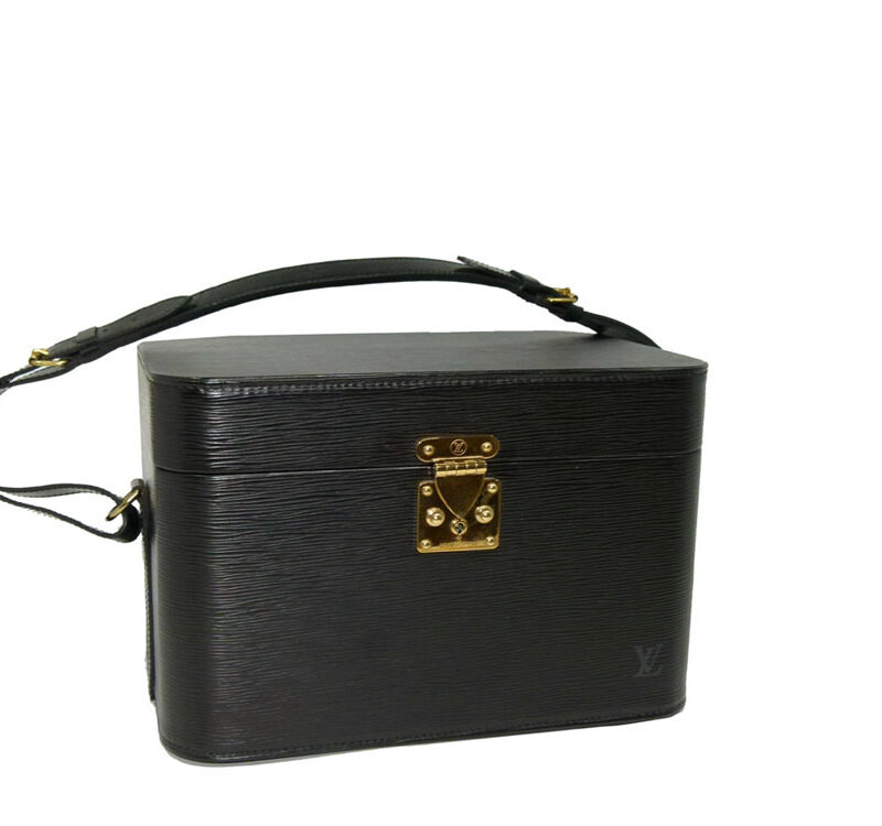 Louis Vuitton M48007 Epi Black Beauty Case/ Train Case Shoulder-0