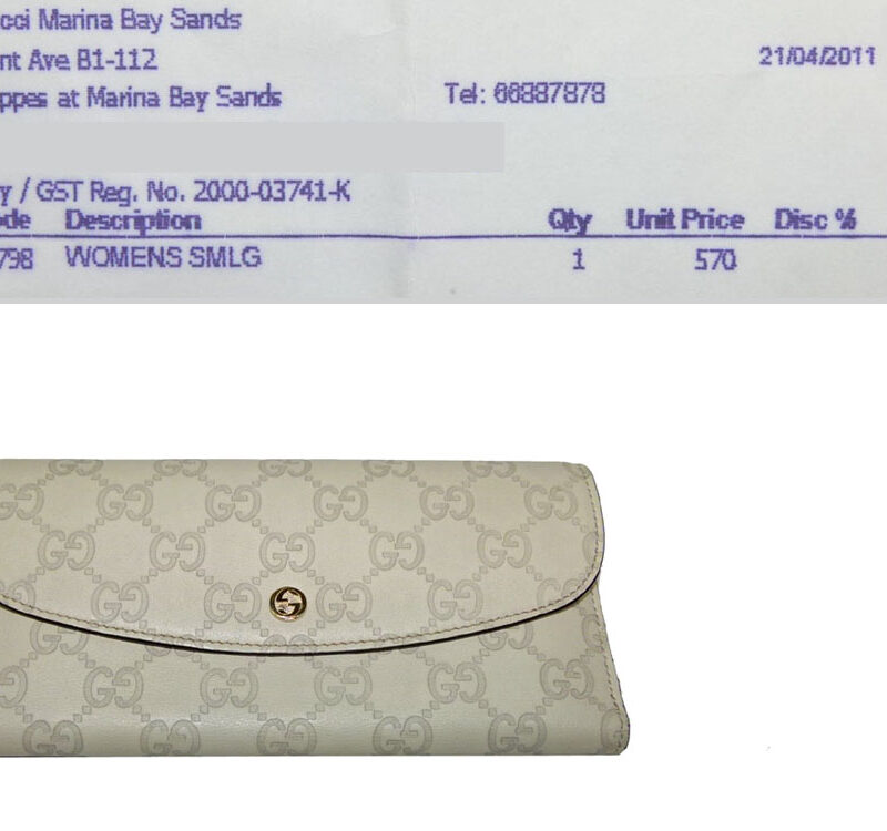 Gucci 256926 Beige Gucccissima Ladies Tokio Guccisima Long Wallet-0