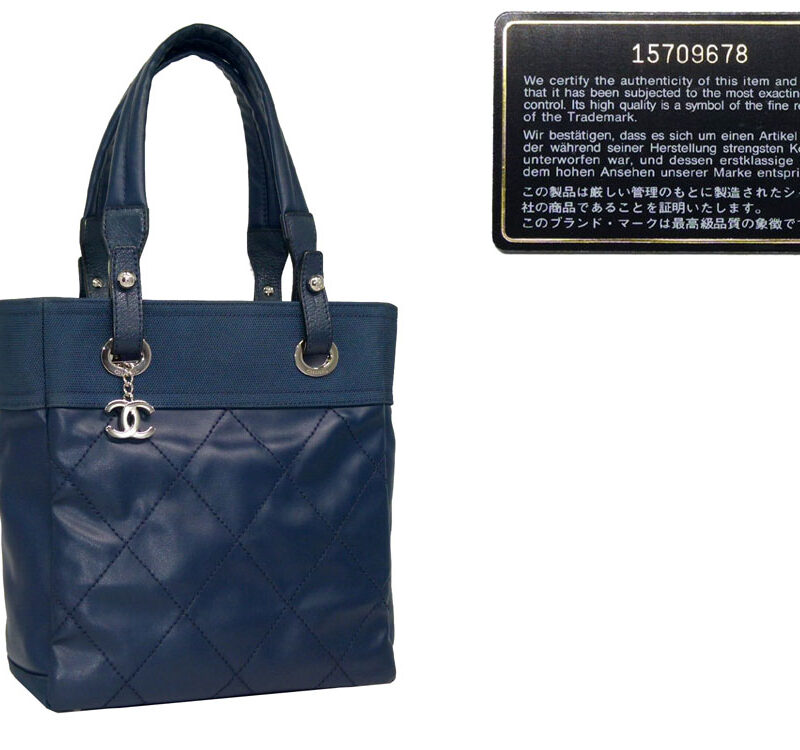 Chanel 15709678 Blue Paris Biarritz Small Tote-0