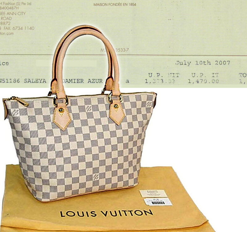 Louis Vuitton N51186 Damier Azur Saleya PM-0