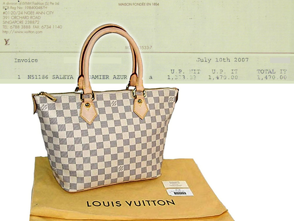 Louis Vuitton N51186 Damier Azur Saleya PM-0