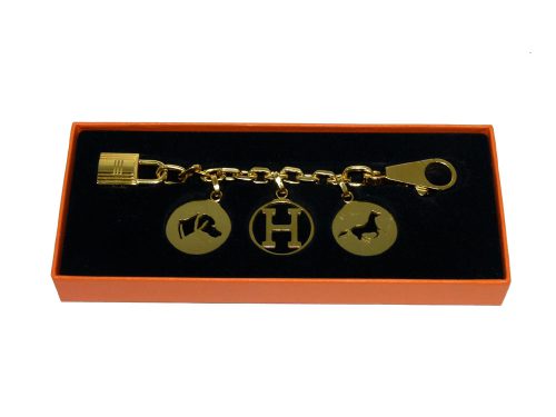 Hermes Breloque Olga Gold Bag Charm-0