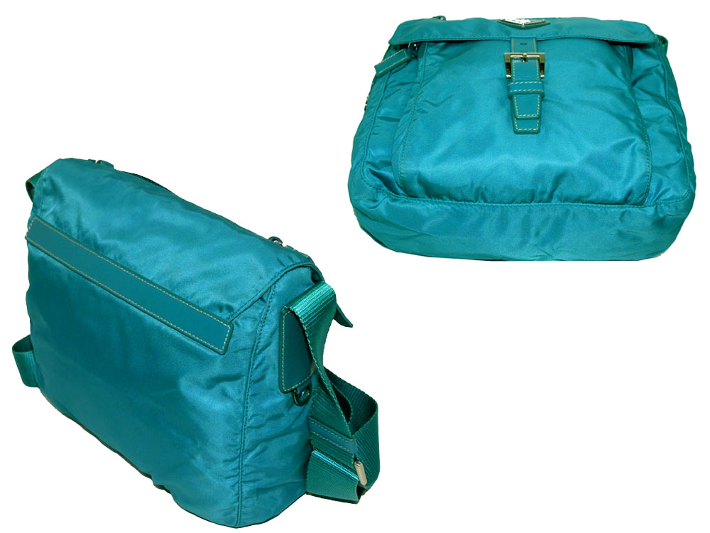 Prada BT8994 Turqoise Messenger Bag-25158