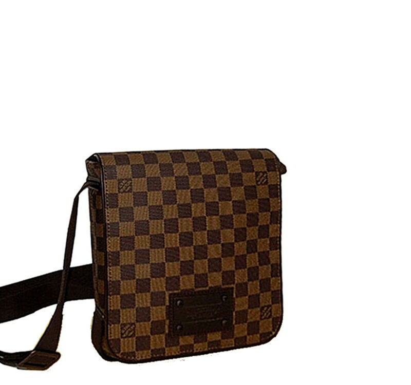 Louis Vuitton N51210 Damier Canvas Brooklyn PM Unisex Messenger Bag-0