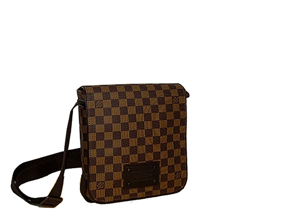 Louis Vuitton N51210 Damier Canvas Brooklyn PM Unisex Messenger Bag-0