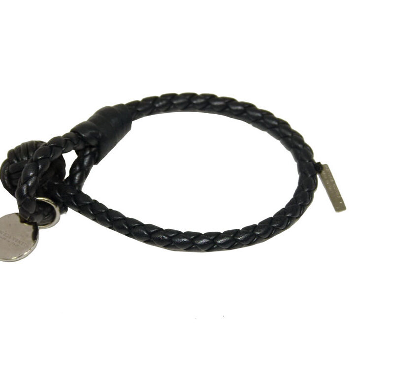 Bottega Veneta 114095 Black Bracelet Small Size-0