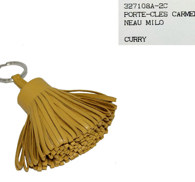 Hermes Carmen Curry Key holder / Bag Charm-0