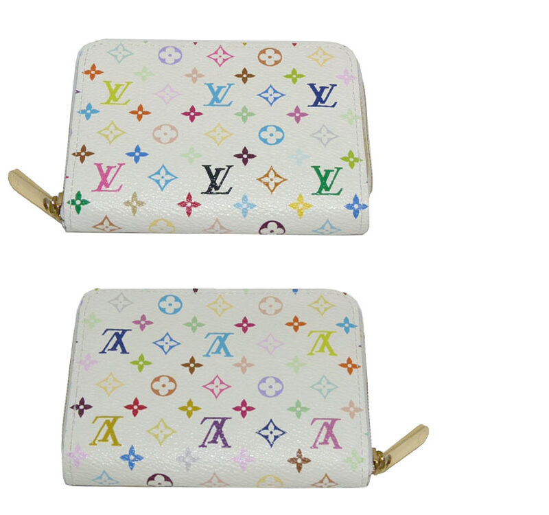 Louis Vuitton M93739 Multicolor White/ Raisin Zippy Wallet (TH1079)-0