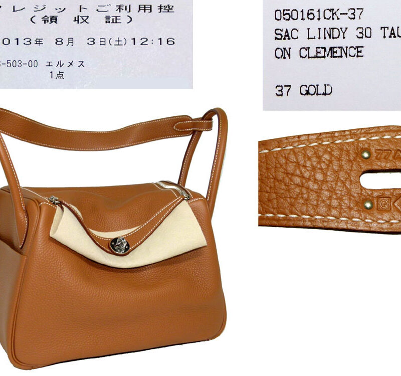 Hermes Lindy 30 Gold 'Q' Stamp Silver Hardware -0