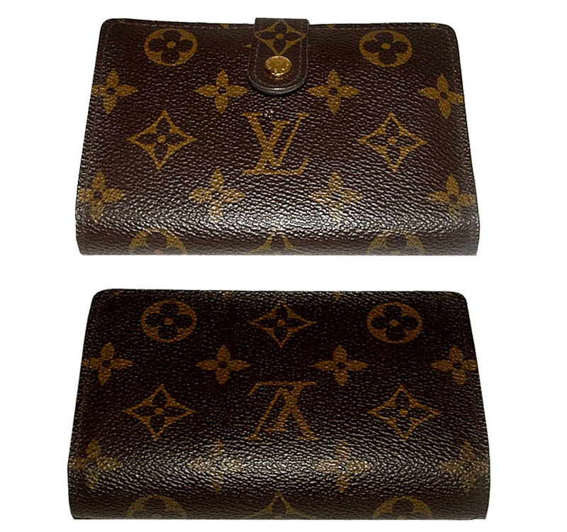 Louis Vuitton M61674 Monogram Canvas French Wallet (CA3018)-0