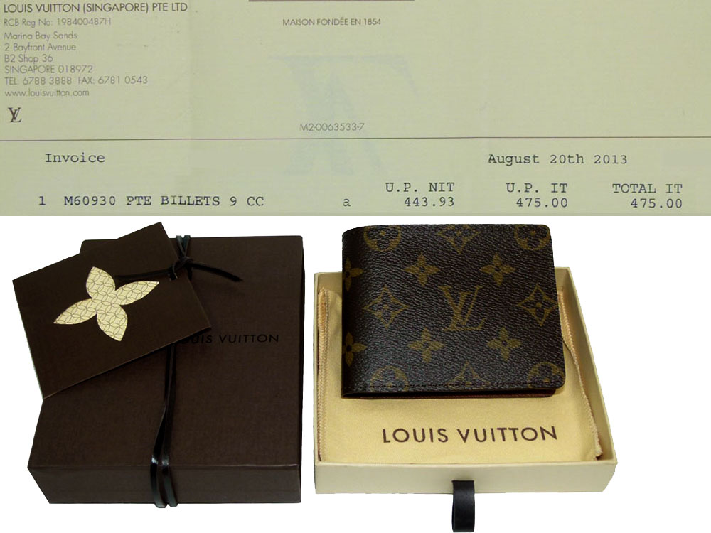 Louis Vuitton M60930 Monogram 9 Cards Wallet-0