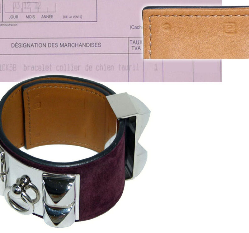 Hermes CDC Prune Suede PHW P Stamp S Size-0