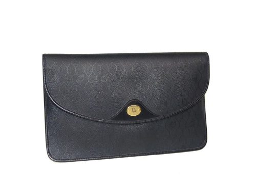 Dior Vintage Black Clutch-0